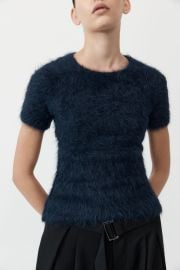 St Agni Alpaca Baby Tee - Midnight Blue at St. Agni