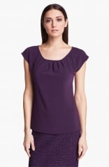 St John Collection Crepe Top at Nordstrom