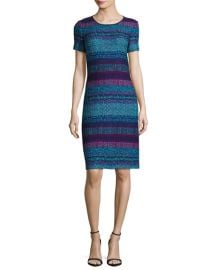 St John Collection New Ellah Knit Sheath Dress Neiman Marcus at Neiman Marcus