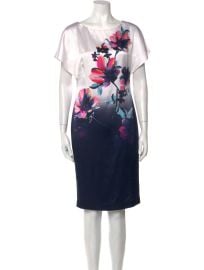 St John Collection Silk Knee Length Dress at The Real Real