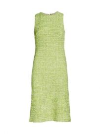 St John Eyelash Slub Tweed Knit Dress  SaksFifthAvenue at Saks Fifth Avenue