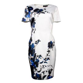 St John Floral Sheath Dress at St John Knits