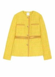 St John Lurex Tweed And Organza Jacket In Sunflower Multi St John Kits at St John Knits