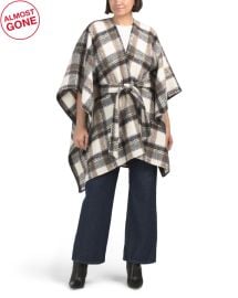 St John Plaid Coat at TJ Maxx