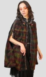 St Marks Graffiti Studded Cape ndash at Patricia Field ARTFASHION