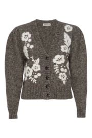 St Roche Farrah Cardigan in Charcoal Ivory at St Roche