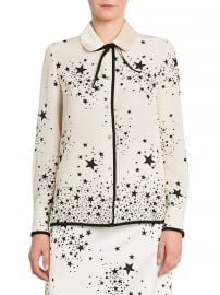 St Stars Marocain Silk Blouse at Saks Fifth Avenue