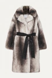 Stand Studio -   Pernille Teisbaek Clara oversized belted faux fur coat at Net A Porter