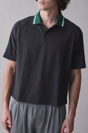 Standard Cloth Boxy Cotton Polo Shirt at Urban Outfitters