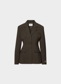 Standout Blazer in Cacao Nib Brown at Aritzia