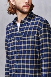 Stapleford Chico Plaid Flannel Button-Down Shirt at Urban Outfitters