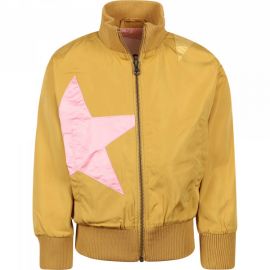 Star Jacket in Honey Yellow at Bambini Fashion