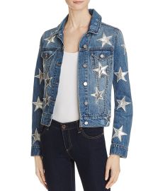 Star Patch Denim Jacket Bagatelle at Bloomingdales