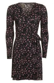 Star Plissé Wrap Dress Topshop at Nordstrom