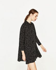 Star Print Dress at Zara