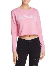 Star Streak Cropped Sweatshirt at Bloomingdales