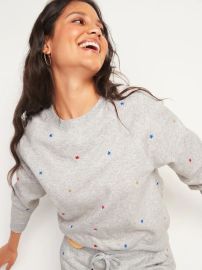 old navy star sweatshirt