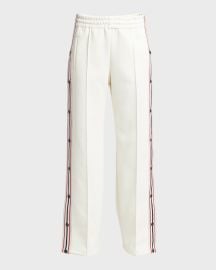 Star Wide-Leg Side Tape Joggers at Neiman Marcus