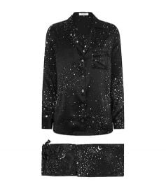 Star and Moon Print Pajamas by Equipment at Equipment