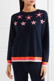 Star cashmere sweater by Chinti and Parker at Net A Porter