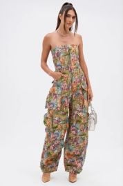 Star of the Show Tapestry Jumpsuit at Akira