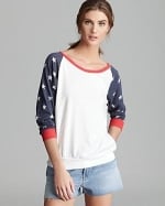 Star print sweater by Alternative Apparel at Bloomingdales