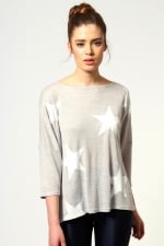 Star sweatshirt at Boohoo at Boohoo