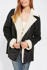 Staring At Stars Oversized Sherpa Moto Jacket at Urban Outfitters