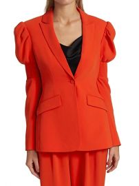 Starla Puff-Sleeve Blazer at Saks Fifth Avenue