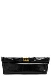 Starring Hailey Bieber Metallic Detail Clutch at Nordstrom
