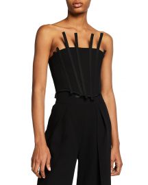 Statute Exposed Boning Crepe Bustier by Maticevski at Neiman Marcus