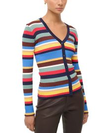 Staud Cargo Striped Cardigan at Bloomingdales