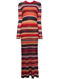 Staud Eiza Striped Knit Maxi Dress at Farfetch