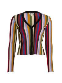 Staud Ezra Striped Cardigan | Saks Fifth Avenue at Saks Fifth Avenue