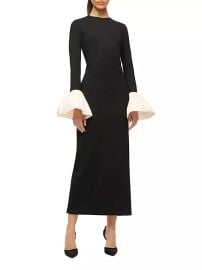 Staud Hawthorne Bell Sleeve Maxi Dress at Saks Fifth Avenue