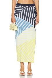 Staud Karina Skirt in Mosaic Multi FWRD at FWRD