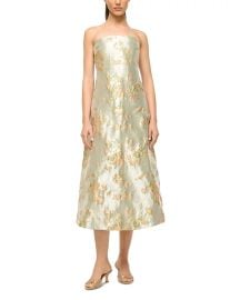 Staud Kennedy Metallic Midi Dress at Bloomingdales