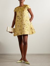 Staud Mia Floral Minidress at Net a Porter