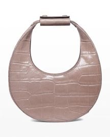 Staud Moon Mini Mock-Croc Shoulder Bag at Neiman Marcus