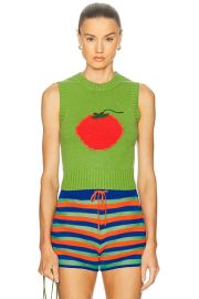 Staud Pingo Sweater in Roma Leaf FWRD at FWRD