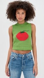 Staud Pingo Tomato Sweater Vest at Shopbop