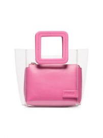 Staud Pink Shirley Mini Leather Tote Bag - Farfetch at Farfetch