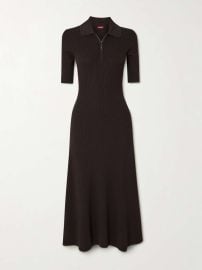 Staud Roland Dress in Earth at Net a Porter