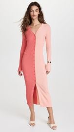 Staud Shoko Dress in Bittersweet Peach at Shopbop