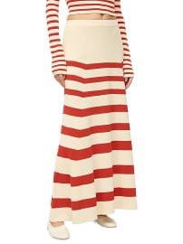 Staud Swirling Striped Maxi Skirt at Saks Fifth Avenue