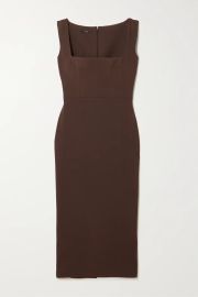 Steel Midi Dress by Alex Perry at Net A Porter