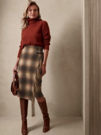 Stella Blanket Skirt at Banana Republic