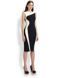 Stella McCartney - Colorblock Body-Con Dress at Saks Fifth Avenue