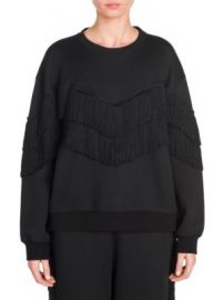 Stella McCartney - Cotton Fringe Sweatshirt at Saks Fifth Avenue