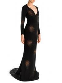 Stella McCartney - Embellished Deep V-Neck Gown at Saks Fifth Avenue